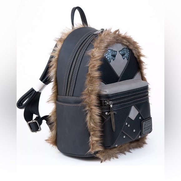 Loungefly Game of Thrones Jon Snow mini backpack NWT - Picture 2 of 7